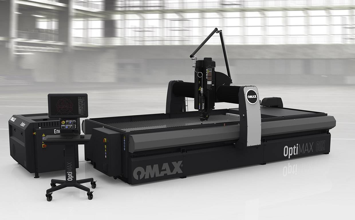 Centre de découpe jet d'eau de précision OMAX OptiMAX