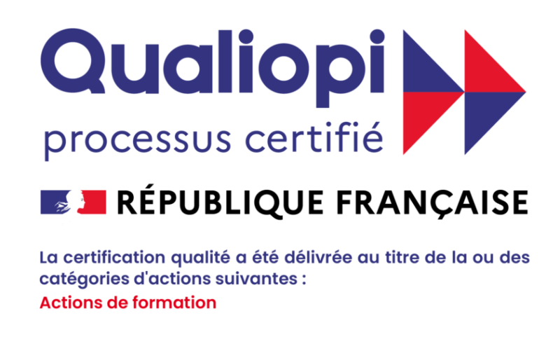 OMAX France certifié QUALIOPI, au tire de la catégorie : actions de formations 